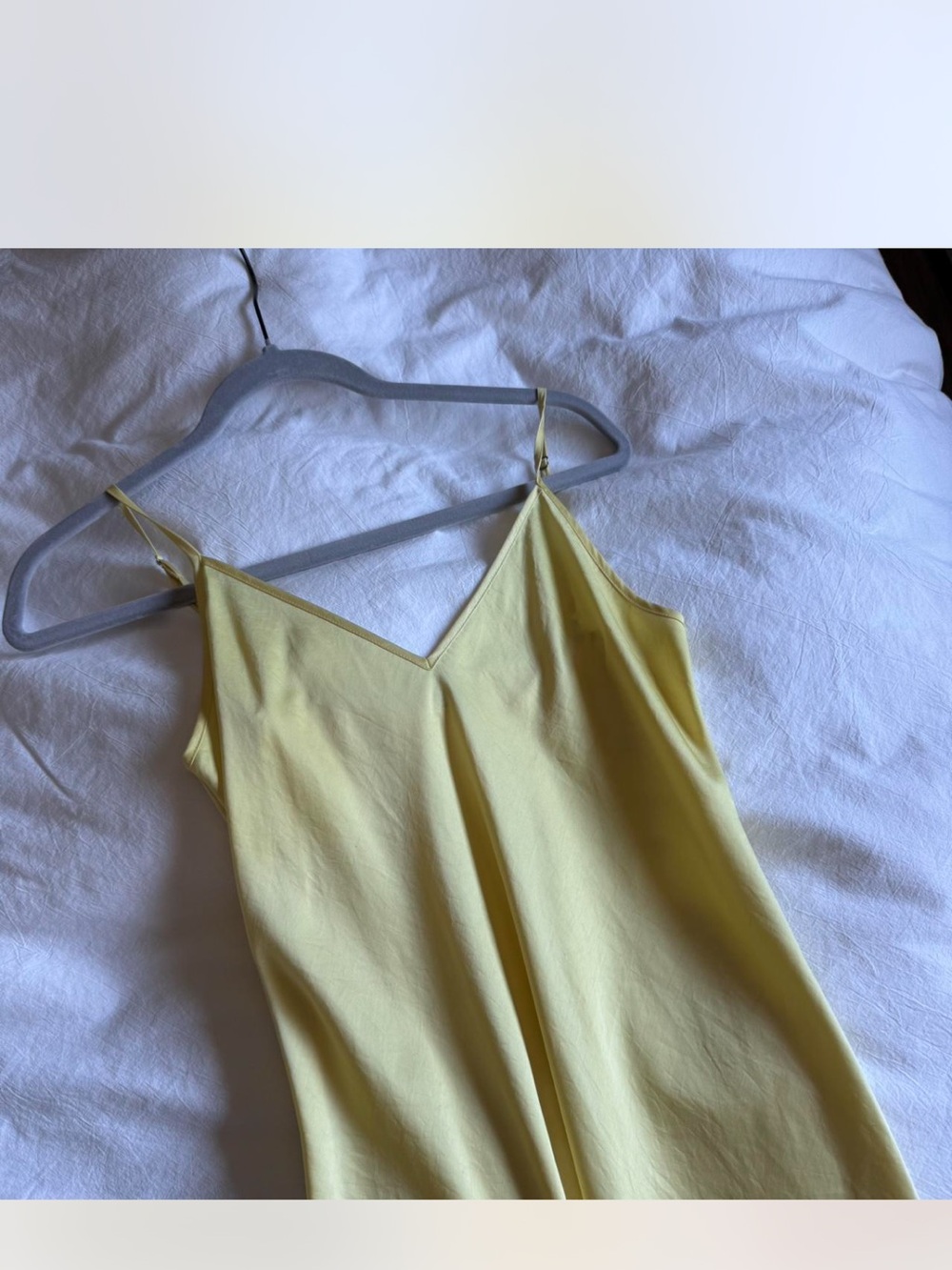 Aritzia Yellow Slip Dress